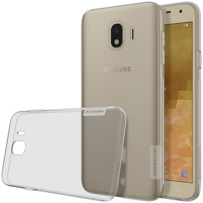 Силиконовый чехол Nillkin Nature TPU Case Серый для Samsung Galaxy J4 - фото 3 - id-p82381885