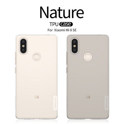 Силиконовый чехол Nillkin Nature TPU Case Серый для Xiaomi Mi8 SE - фото 4 - id-p82381897