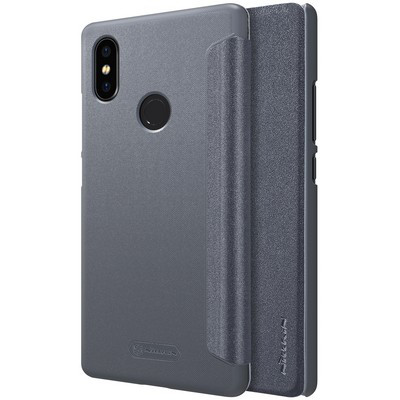 Полиуретановый чехол книга Nillkin Sparkle Leather Case Черный для Xiaomi Mi8 SE - фото 4 - id-p82381939