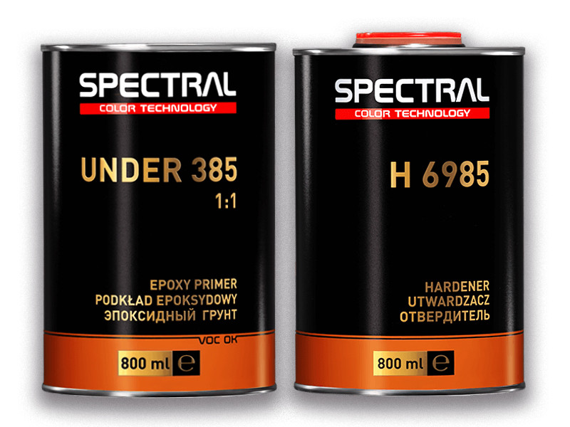 NOVOL 87262 SPECTRAL UNDER 385 Грунт эпоксидный 1:1 с отвердителем H6985 0,8л+0,8л - фото 1 - id-p82379249