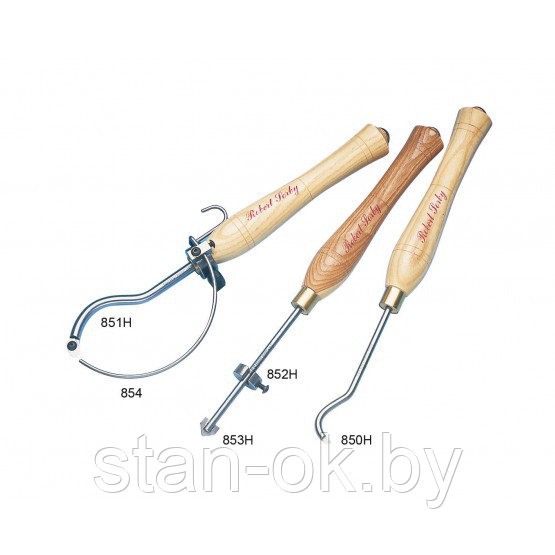 Набор токарных резцов Robert Sorby 3-Piece Hollowing Tool Set - 14" A34HS