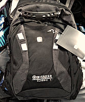 Черный Рюкзак Swissgear с анатомической спинкой с Аудио-выходом арт.6608