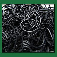 Бандажные резинки для штанги "Black 12 Rubber Bands - Pkg. 100"