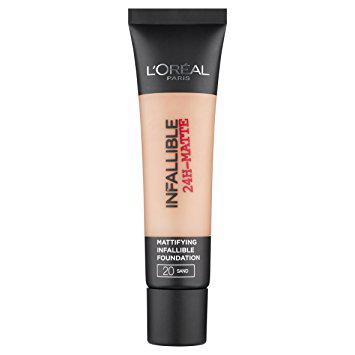 L'Oreal INFAILLIBLE тон 20 тональный крем 24 ч матовое покрытие 35 мл - фото 1 - id-p79013257