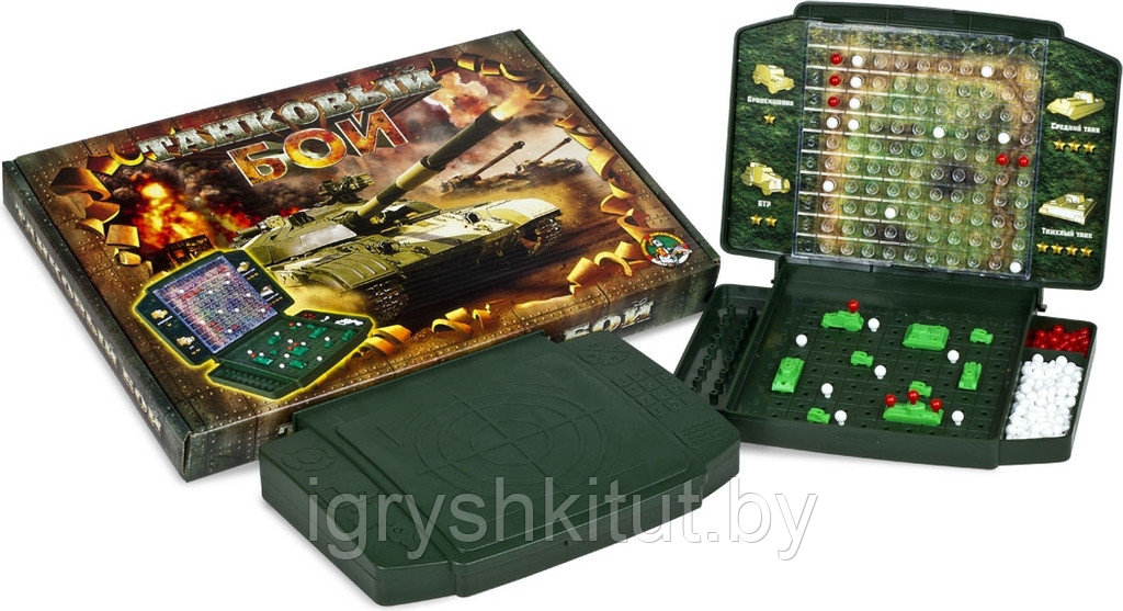 Настольная игра "Танковый бой" арт.00994