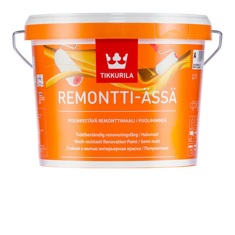 Ремонтти-Ясся латексная краска - Remontti Assa 9,0л база С