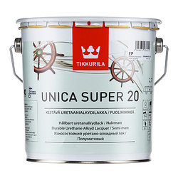   Уника Супер лак, полуматовый - Unica Super 2,7 л