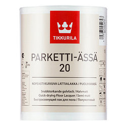 Паркетти-Ясся лак для пола, полуматовый - Parketti Assa 5,0 л