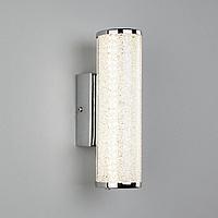 Светодиодный настенный светильник с хрустальной крошкой 90060/1 хром Brilliance Eurosvet
