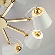 Светильник в стиле лофт с поворотными рожками 70083/8 золото Frozen Торговая Eurosvet, фото 3