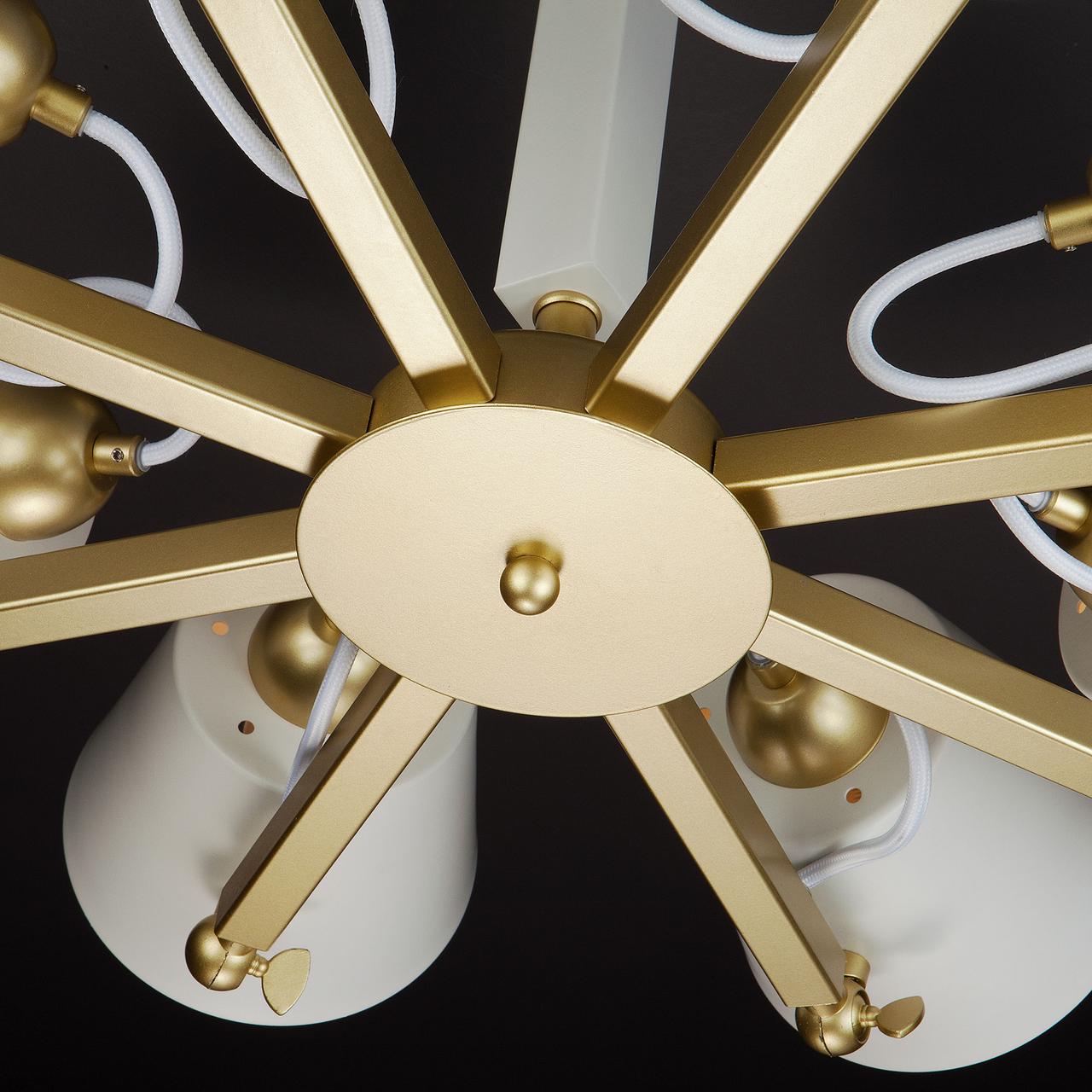 Светильник в стиле лофт с поворотными рожками 70083/8 золото Frozen Торговая Eurosvet - фото 8 - id-p82442701