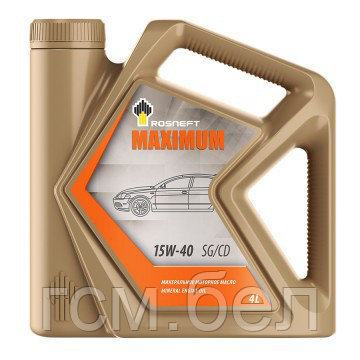 Моторное масло Rosneft Maximum 15W-40 SG/CD (Роснефть Максимум 15W-40), канистра 5 л