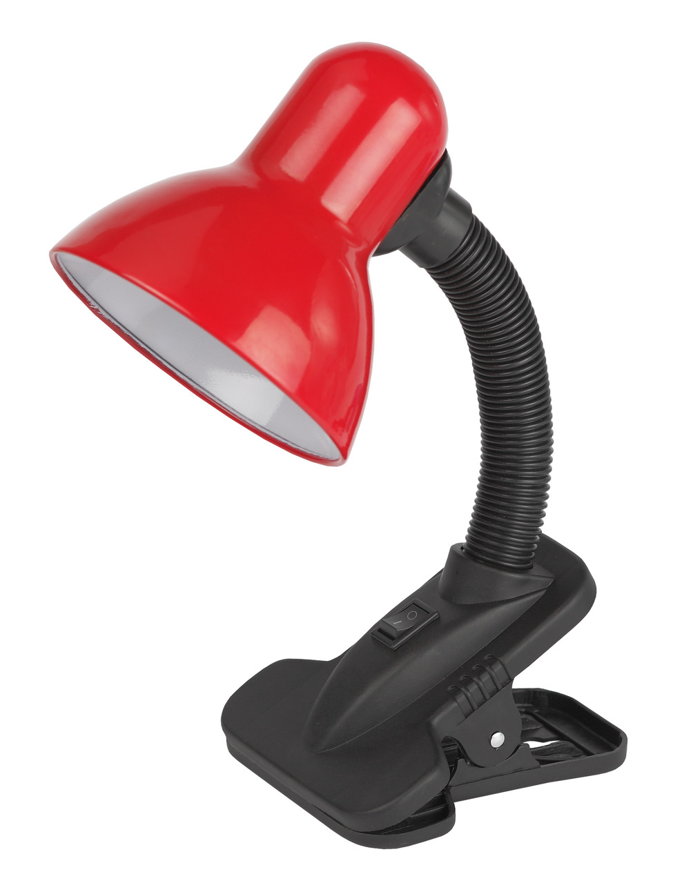 Настольный светильник на прищепке ЭРА N-102-E27-40W-R красный