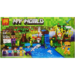 Конструктор Lele My World 33217 У воды 4в1 (аналог LEGO Minecraft) 260 деталей