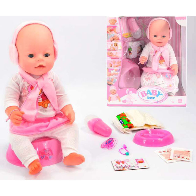 Кукла-пупс интерактивная Baby Love в наушниках 8 функций BL010A/B - фото 7 - id-p82451308