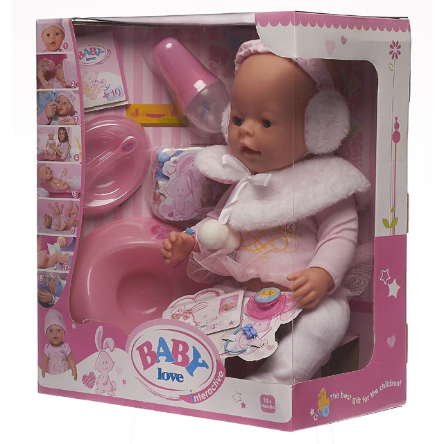 Кукла-пупс интерактивная Baby Love в наушниках 8 функций BL010A/B - фото 2 - id-p82451308