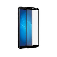 Защитное стекло Full-Screen для Samsung Galaxy J6 (2018) SM-J600 черный (5D-9D с полной проклейкой)