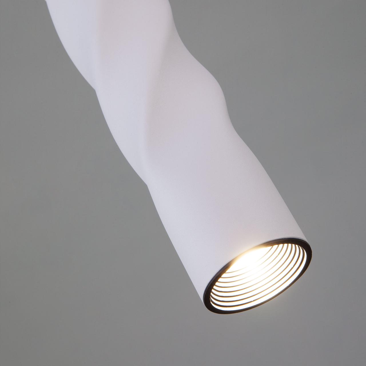 Светодиодный подвесной светильник 50136/1 LED белый Scroll Eurosvet - фото 3 - id-p82479769