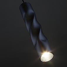 Светодиодный подвесной светильник 50136/1 LED черный Scroll Eurosvet, фото 2