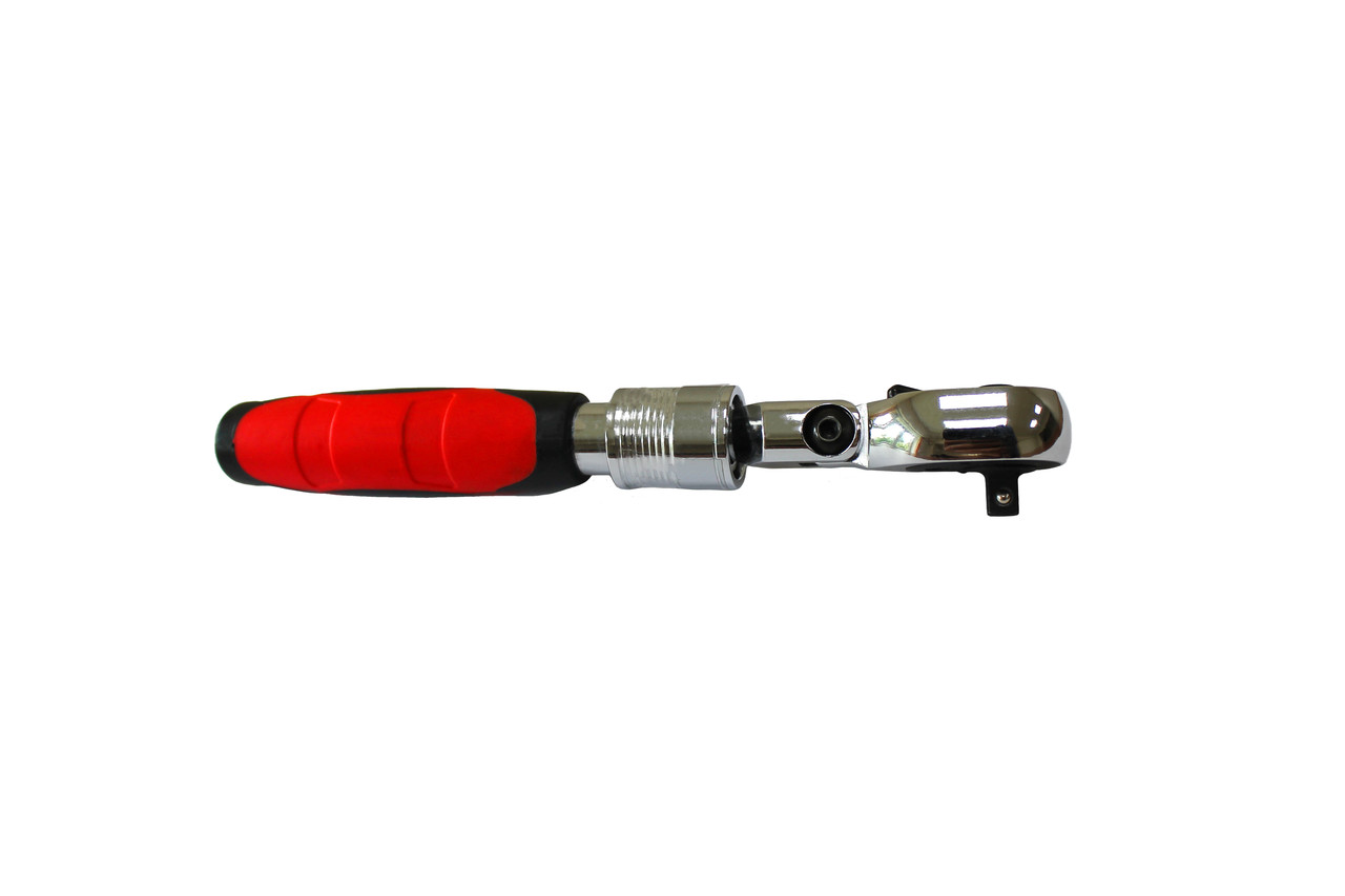 Трещотка телескопическая 1/4" 165-200 мм (72 зуб.)