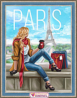 Картина стразами "Утро в Париже"