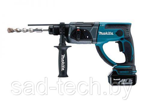 Аккум. перфоратор MAKITA DHR 202 RF в чем. (18.0 В, 1 акк., 3.0 А/ч Li-Ion, 1.9 Дж, вес 3.5 кг), фото 2