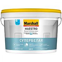 Краска «marshall maestro» белый потолок люкс 2,5л.