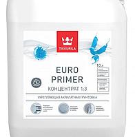 Tkkurila euro primer грунт глубокопроникающий концентрат 1:3, 0,9л. 10л.(40л.)