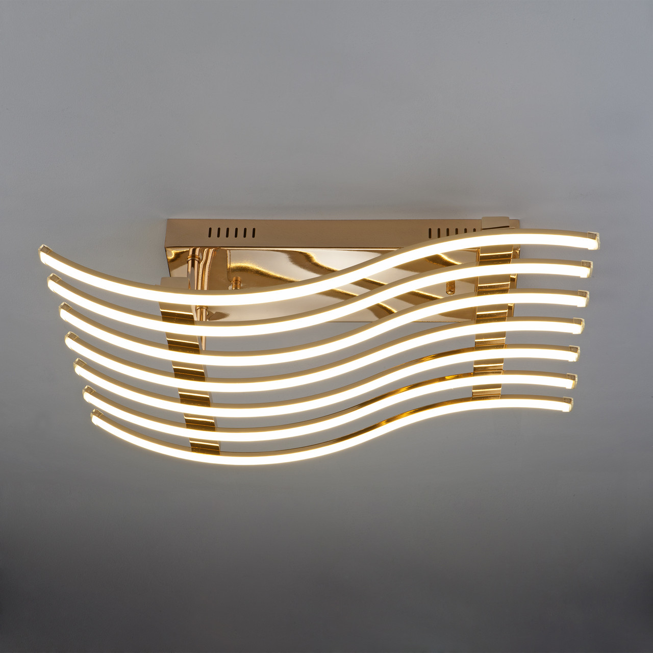 Светодиодный потолочный светильник 90091/7 золото Avery Eurosvet - фото 3 - id-p82515717