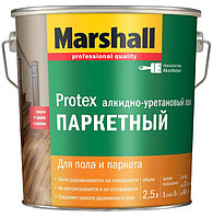 Лак паркетный «marshall protex parke cila» ПОЛУМАТОВЫЙ, 2,5л.