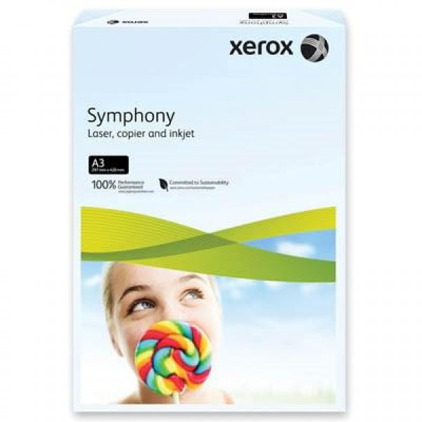 Бумага XEROX Symphony "бледно-голубой" A3, 120г/м2, 250л. - фото 1 - id-p3973298