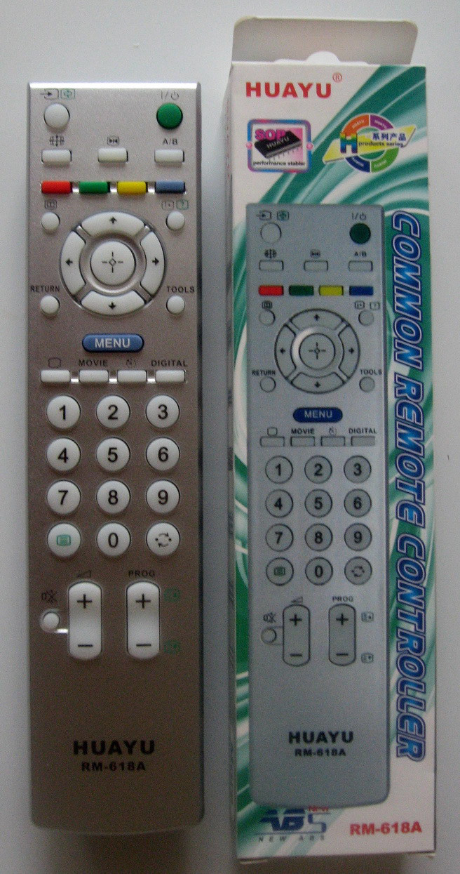 Пульт Huayu for Sony RM-618A  универсальный