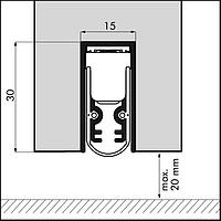 Автоматический порог EllenMatic Soundproof 728 мм