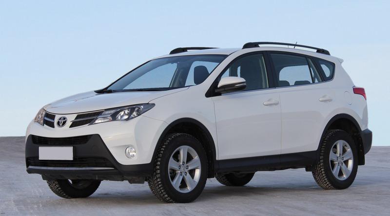 Рейлинги Toyota-RAV4 (IV) - анод серый - фото 1 - id-p81747266