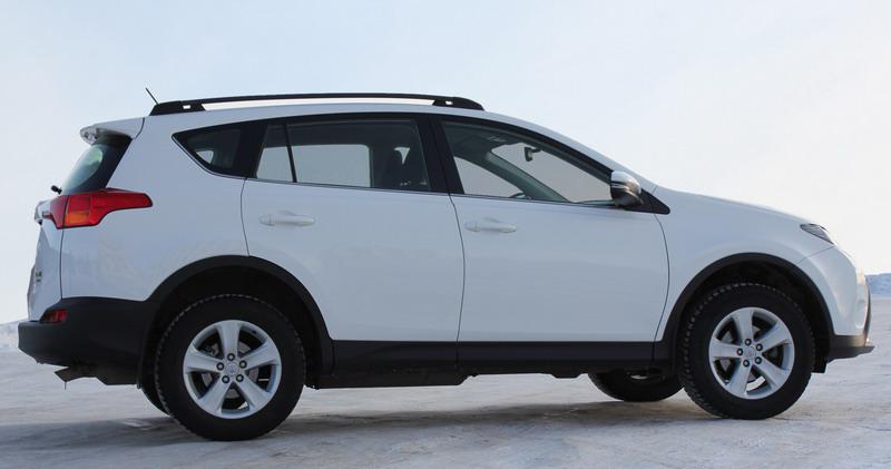 Рейлинги Toyota-RAV4 (IV) - анод серый - фото 6 - id-p81747266