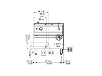 Сковорода элекрическая опрокидывающаяся 900 серии ELECTROLUX E9BREHDOF0, 391145