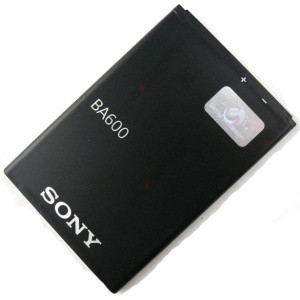 АКБ(батарея, аккумулятор) оригинальная Sony BA600 1350mAh для Sony Xperia U ST25i - фото 1 - id-p82680827
