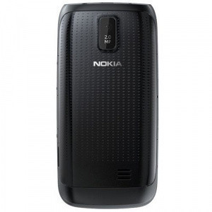 Задняя крышка для Nokia Asha 308 (Black) - фото 1 - id-p82680939