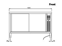 Стол тепловой ELECTROLUX MSR1607, 133020