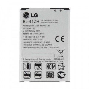 АКБ(батарея, аккумулятор) LG BL-41ZH 1900mAh для LG L50 D213, LG L Fino D290N, LG Leon H340N, LG Leon 4G LTE - фото 1 - id-p82681669