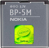 АКБ (батарея, аккумулятор) оригинальная Nokia BP-5M 900mAh  для Nokia 5610 Xpress Music, 5700 Xpress Music,