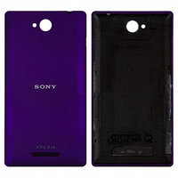Задняя крышка для Sony Xperia C фиолетовая (S39H, C2304, C2305)