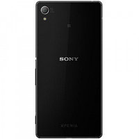 Задняя крышка (стекло) для Sony Xperia Z3+ plus   (Z4)   (E6553) Чёрная (Black)