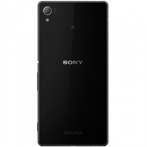 Задняя крышка (стекло) для Sony Xperia Z3+ plus (Z4) (E6553) Чёрная (Black) - фото 1 - id-p82681966