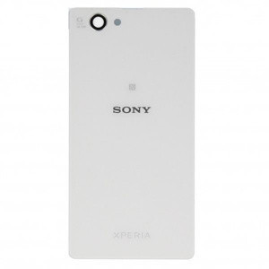 Задняя крышка (стекло) для Sony Z1 Xperia Compact (D5503) Белая (White)