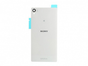 Задняя крышка (стекло) для Sony Z3 (D6603, D6653, D6616, D6633)  Белая (White)