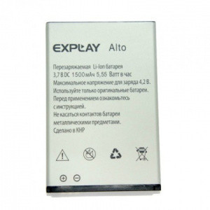 АКБ (батарея, аккумулятор) оригинальная Explay Alto 1500mAh - фото 1 - id-p82682065