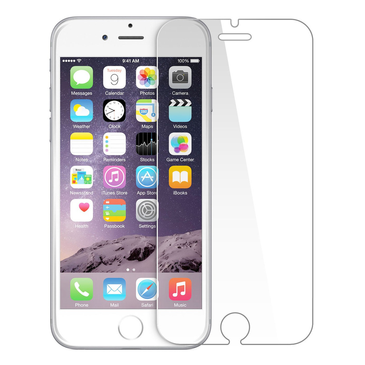 Защитное стекло на экран для iPhone 6/6S (6G, 6S) - фото 1 - id-p82682255