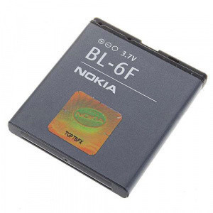АКБ (батарея, аккумулятор) Nokia BL-6F 1200mAh  для  Nokia N95, N79, N78 аналог