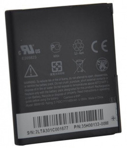 АКБ (батарея, аккумулятор) оригинальная HTC BB99100 (BA S410) 1400mAh  для HTC  Google Nexus One/G5, Bravo,